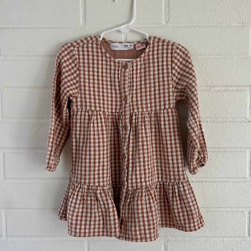 Zara Baby Gingham Dress